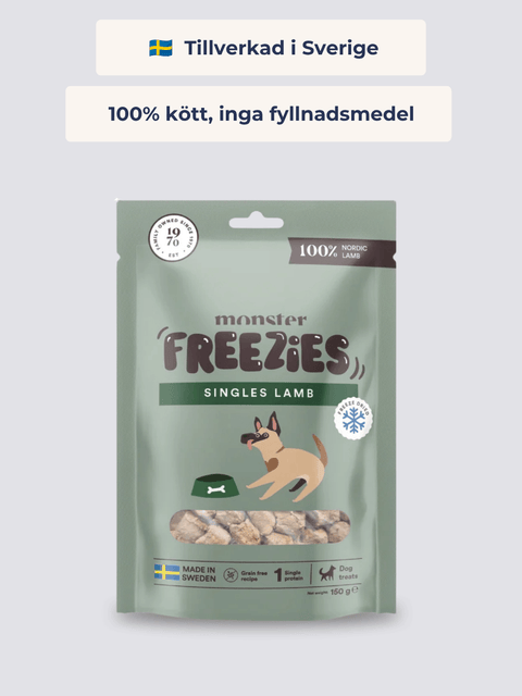 Frystorkat Hundgodis Lamm
