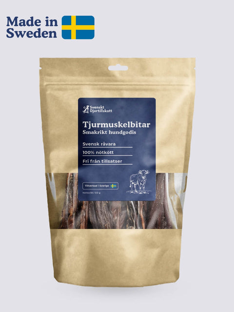 Tjurmuskelbitar 100 g