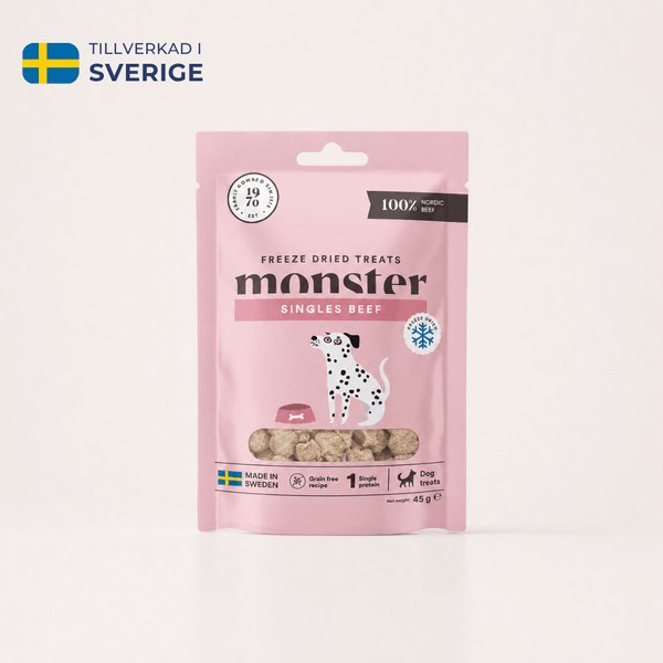 Frystorkat Hundgodis Biff - Belöningsbitar 45g