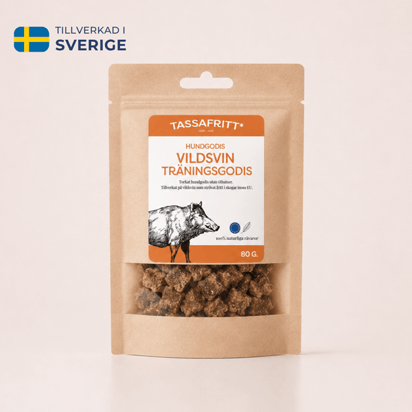 Träningsgodis Vildsvin – Naturligt Hundgodis av 100 % Vildsvin 80g