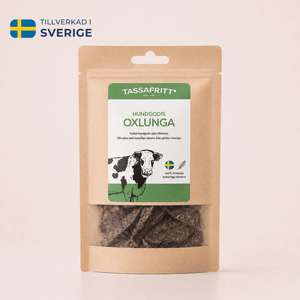 Oxlunga – Naturligt Hundgodis av Svenskt Nötkött 80g