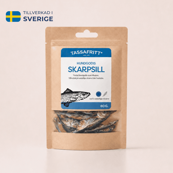 Skarpsill – Naturligt Hundgodis med Omega-3