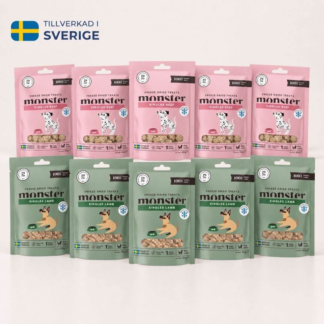 Frystorkat hundgodis 10-pack
