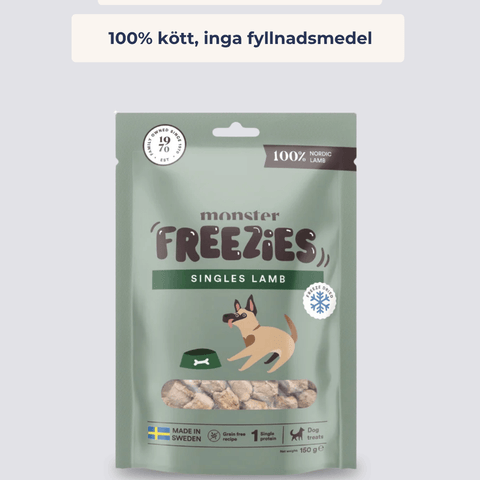Frystorkat Hundgodis Lamm