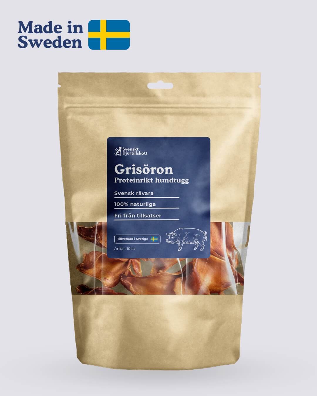 Grisöron 10-pack - Ett lyxigt hundtugg för din vän!