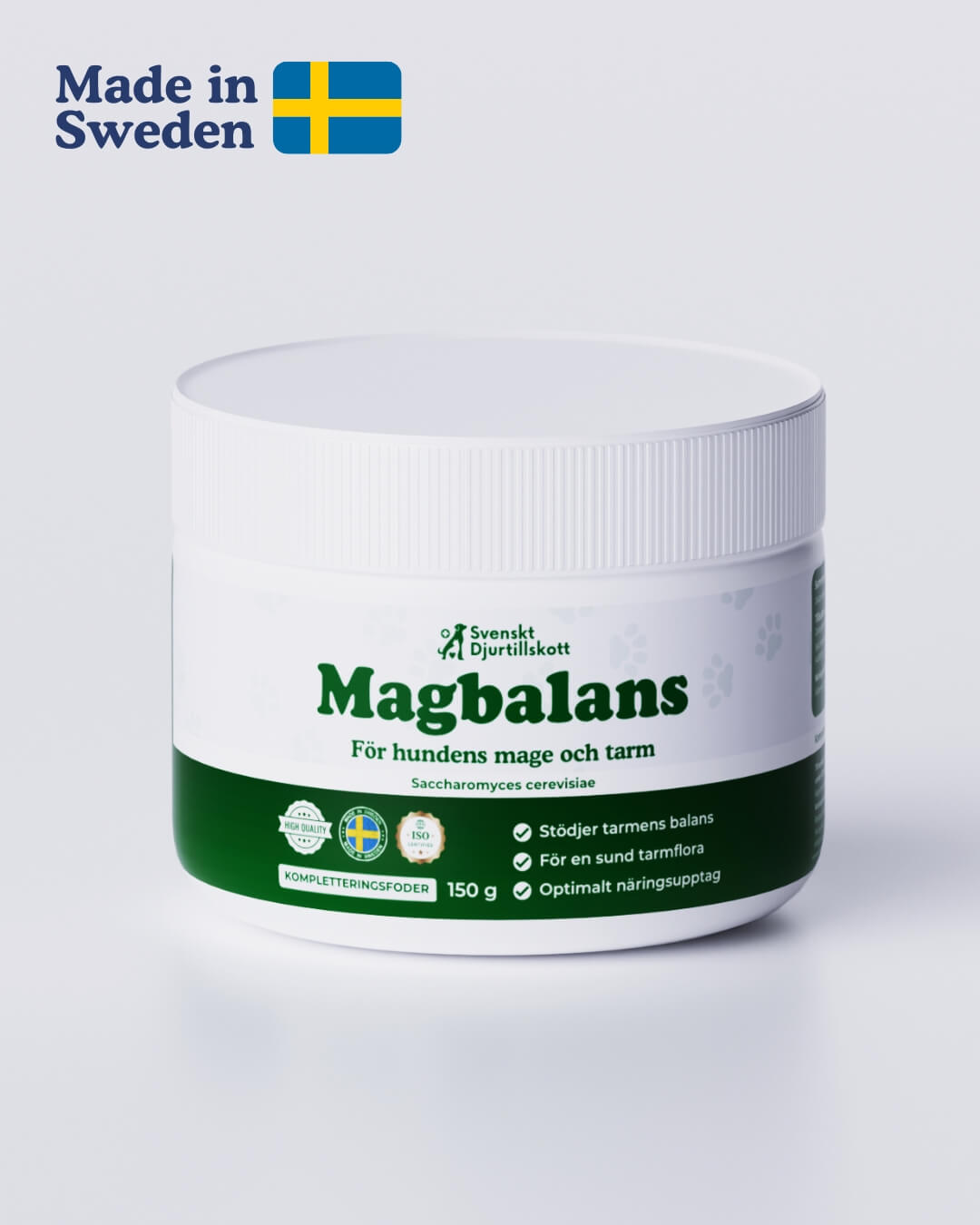 Magbalans prebiotika för hund med känslig mage – burk 150 g